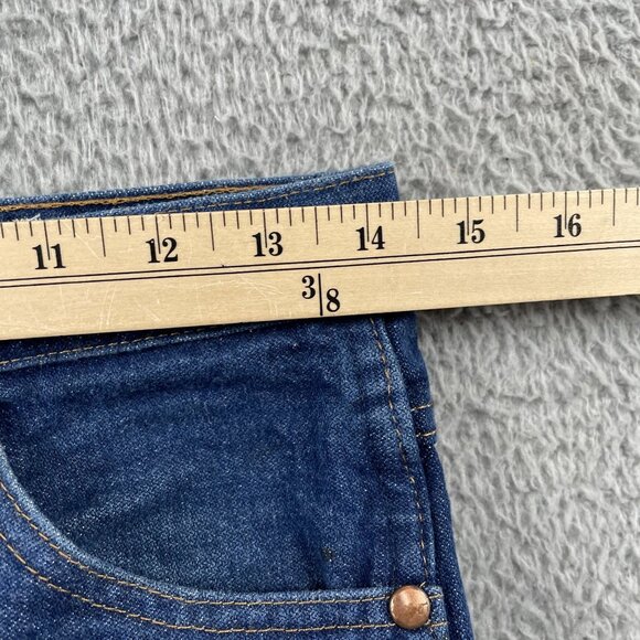 VTG Wrangler Jeans Mens 29x32 Cowboy Cut Slim Dark Wash Denim 936PWD - Picture 4 of 8